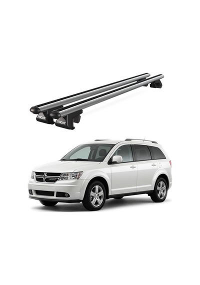 Venüs Dodge Journey 2008-2011 Uyumlu Gri Ara Atkı Port Bagaj Tavan Barı
