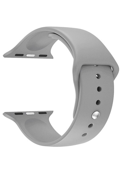 Akıllı Saat Silikon Kordon 42/44 Mm Gri Evimdeyokyok