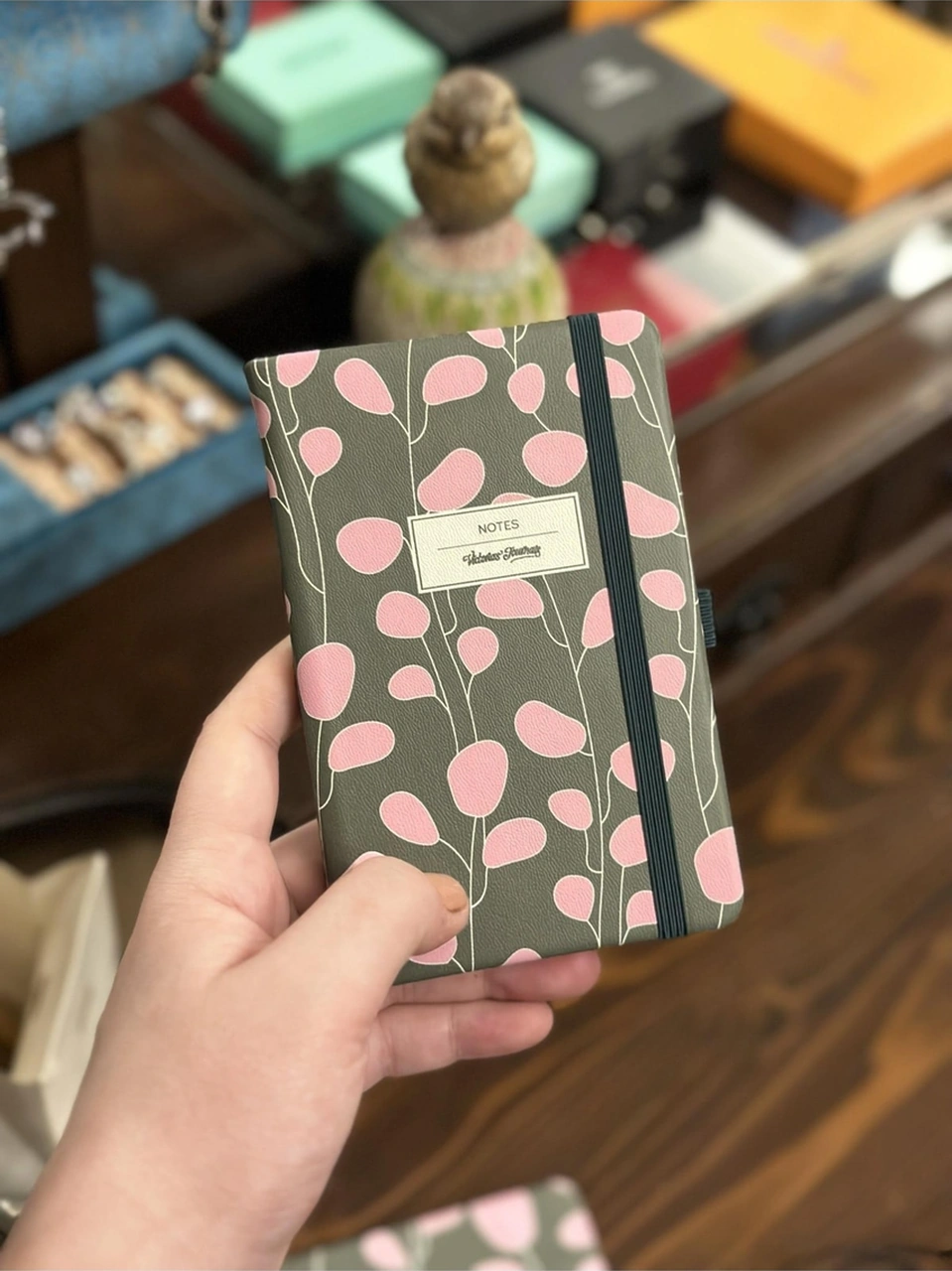 Venzi Art Sert Kapak Vegan Deri 192 Sayfa A6 80gr. Çizgili Defter Yeşil
