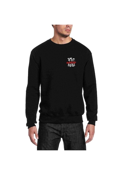 Depeche Mode Baskılı Siyah Erkek Örme Sweatshirt (528984539)