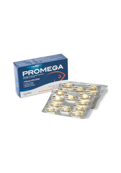 Promega Omega 3 Balık Yağı 1000 Mg 30 Kapsül