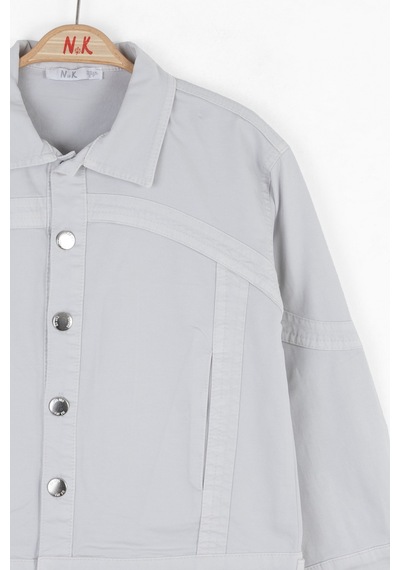 Nk Kids 48347 Erkek Çocuk Gri Metal Ceket Gri