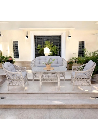 Eterna X Rehome İkili Rattan Bahçe Oturma Grubu 707