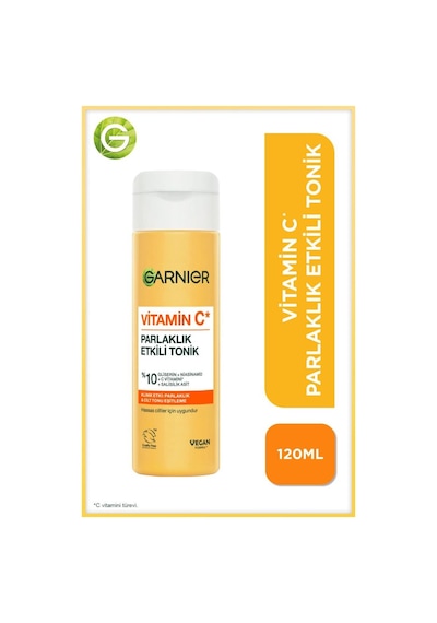 Vitamin C Parlaklık Etkili Canlandırıcı Tonik Gliserin, Niasinamid, Salisilik Asit 120 Ml 3600542628419-10608
