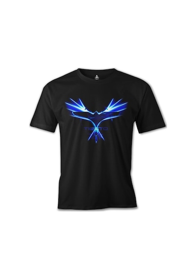 Dj Tiesto - Logo Siyah Erkek Tshirt