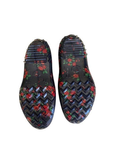 Filet Çiçekli Bahçe Ve Tarım Kız Çocuk Ayakkabısı 29-35 Kırmızı Kırmızı