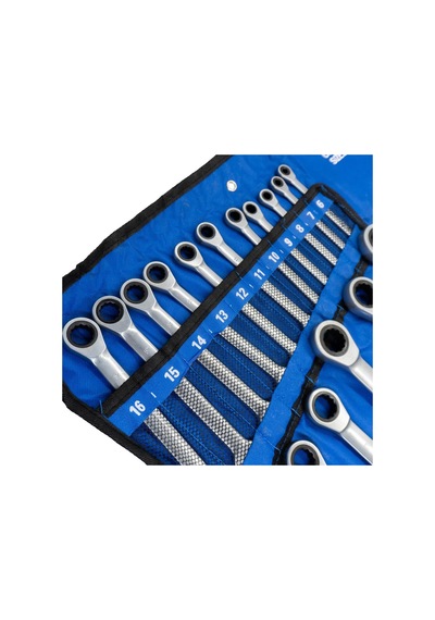6276 Cırcır Kombine Anahtar Takımı 6-32mm 20 Parça Bez Çantalı