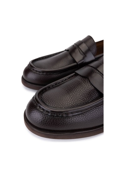 Tamer Tanca Erkek Hakiki Deri Kahverengi Loafer Ayakkabı 537 3819 Erk Ayk Sk25-26 Kahve Dr/gyk Kahverengi