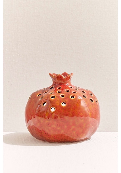 Pasabahce Nar Porselen Tealight Mumluk M Kırmızı - 1 Adet