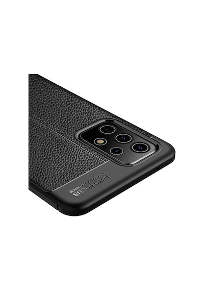 Galaxy A72 Uyumlu Deri Tasarımlı Kamera Korumalı Kılıf