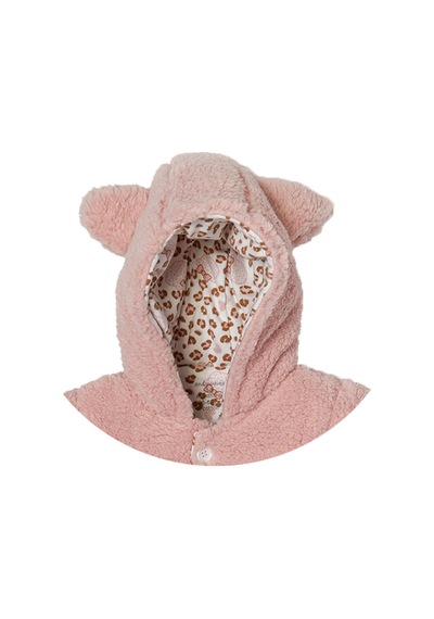 Dear Enika Andywawa Kız Bebek Leopar Desenli Pembe Yumuşak Mont Ac22078rep Çok Renkli