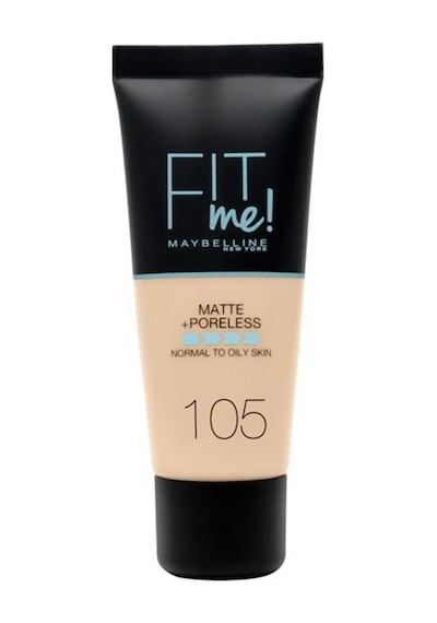 Maybelline New York Fit Me Matte+Poreless Fondöten 105 Natural