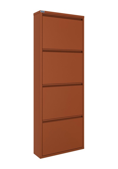 Ceha 4'lü Metal Ayakkabılık - Taba K.AYK-4/P8004