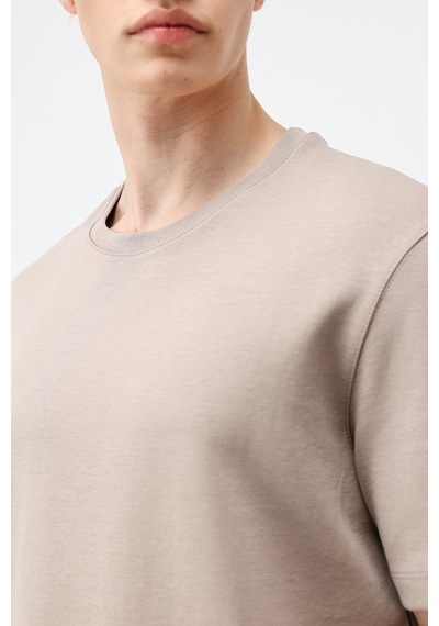 Antioch Regular Fit Basic Erkek T-shirt Vizon