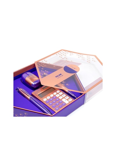 Mılan 8740 Copper Altıgen Mor Hediye Set 1