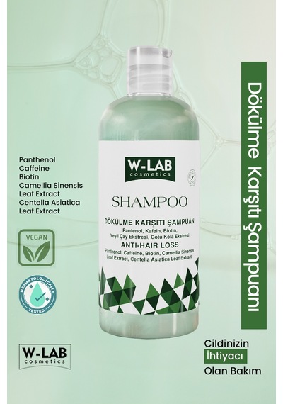 W-Lab Cosmetics Dökülme Karşıtı Şampuan 400 ML