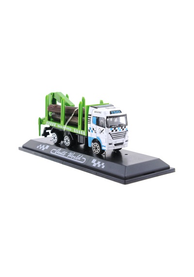 Die Cast Mini Yeşil Kütük Kamyonu