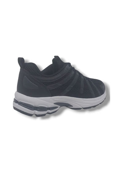 Lescon Pace Runner Unisex Siyah Yürüyüş Koşu Spor Ayakkabı Siyah
