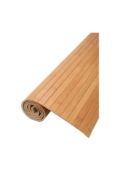 Bambu Kaydırmaz Tabanlı Banyo Paspası/ Matı Katlanabilir Koku Yapmaz Paspas 70 45 Cm Kahverengi