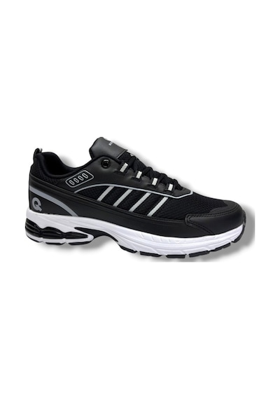 Best Of 2056-26 Anorak Deri Anatomik Erkek Sneaker Siyah Beyaz
