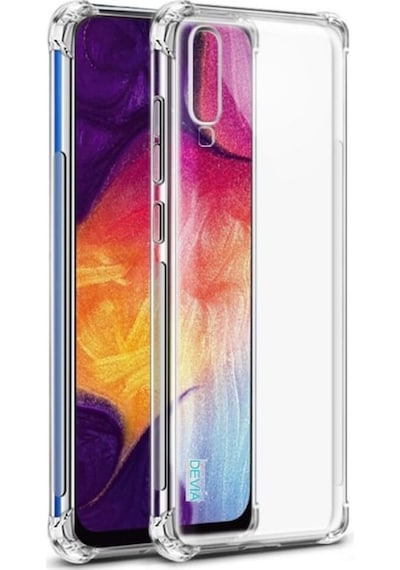 Samsung Uyumlu Galaxy A50 Shockproof Ultra Koruyucu Seffaf Sert Silikon 455935622