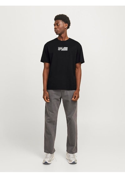 Jack & Jones JJCORP Erkek Siyah Tişört