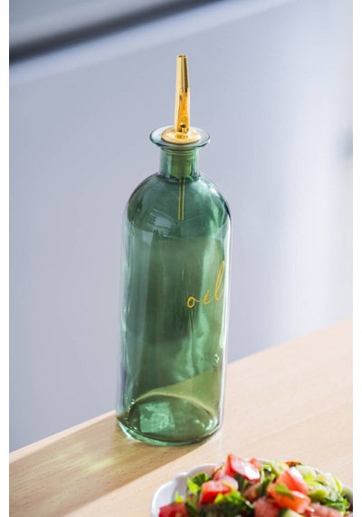 Acar 7939 Pierre Cam Yağdanlık 500 Ml - Dark Green Şeffaf