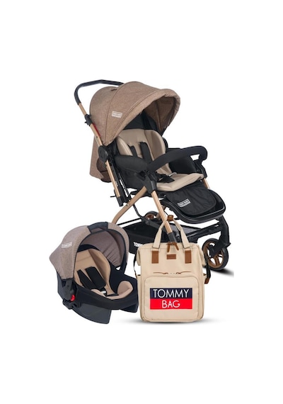 Tommy Baby Cool Bebek Aarabası Çift Yönlü Bebek Aarabası Puset Çanta Bebek Çanta Antrasit