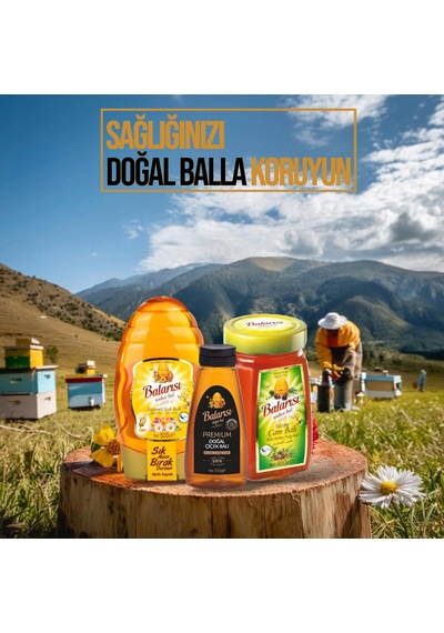 Balarısı Akıllı Kapak Çiçek 500 G + Çam Bal 460 G + Premium Bal 350 G