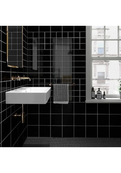 VitrA 10x10 Miniworx Ral 0001500 Siyah Mozaik Mat K50797580001vte0