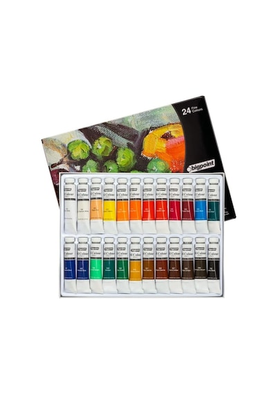 Ayrex Bigpoint Yağlı Boya Seti 12 Ml Tüp X 24 Renk Genel