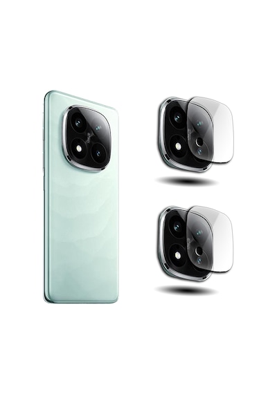 Redmi Note 14 Pro+ Plus Esnek Nano Kamera Lens Koruyucu 2 Adet Şeffaf