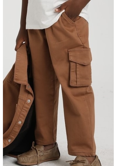Xo Kids Erkek Çocuk Pantolon 1-4 Yaş 2596 Kahverengi