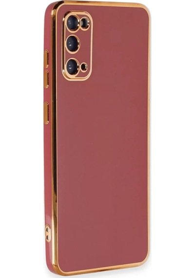 Newface Samsung Galaxy S20 Kılıf Volet Silikon - Kırmızı