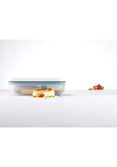 Zwilling Fresh & Save Vakumlu Yemek Taşıma Kabı, L Düz, Plastik, Yari Şeffaf-akdeniz Mavisi Diğer