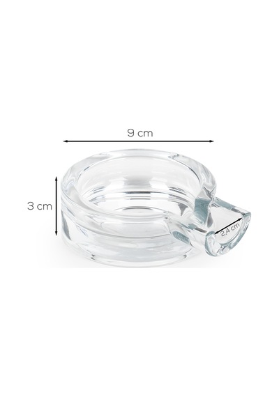 Porsima Dhz90230 Cam Pro Küllüğü Cam Küllük 9x3cm