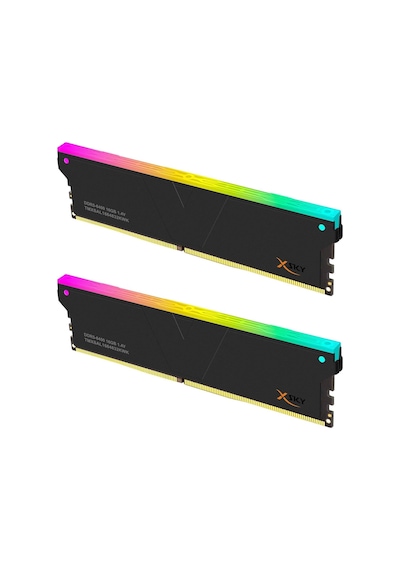 Manta Xsky Rgb 32gb 2x16gb Ddr5 6400mt/s Cl32, Amd Expo Uyumlu, Sk Hynix Ic, Oyun Masaüstü Bellek Modülü, Siyah