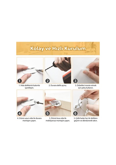 Çelik Halatlı Ağır Eşya Sabitleme Aparatı