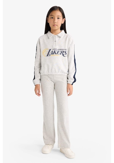 Defacto Kız Çocuk Nba Los Angeles Lakers Relax Fit Polo Yaka Sweatshirt F3201a825augr85 Gri Defacto Kız Çocuk Nba Los Angeles Lakers Relax Fit Polo Yaka Sweatshirt F3201a825augr85 Gri