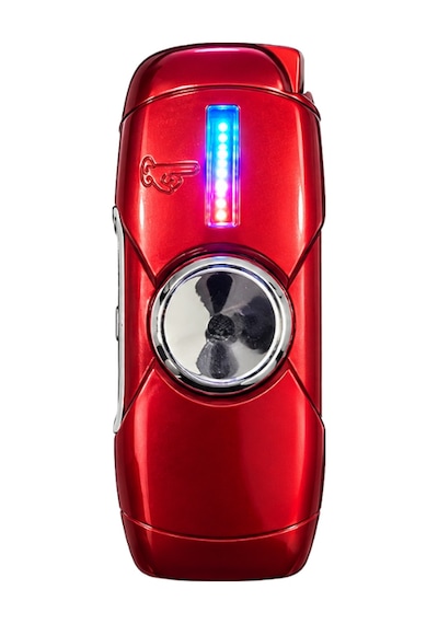 Hunter Tek Torch Pürmüz Kırmızı I Love You Design Metal Puro Çakmağı & Stres Çarkı Ack072