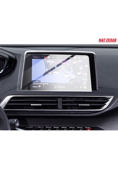 Peugeot 5008 Gt Line 2016-2020 Navigasyon Ve Multimedya Uyumlu Mat Ekran Koruyucu
