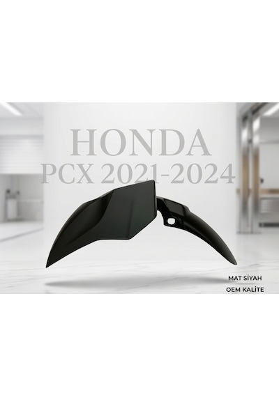 Honda Pcx 125 Ön Çamurluk Mat Siyah Oem 2021-2024 Supermto