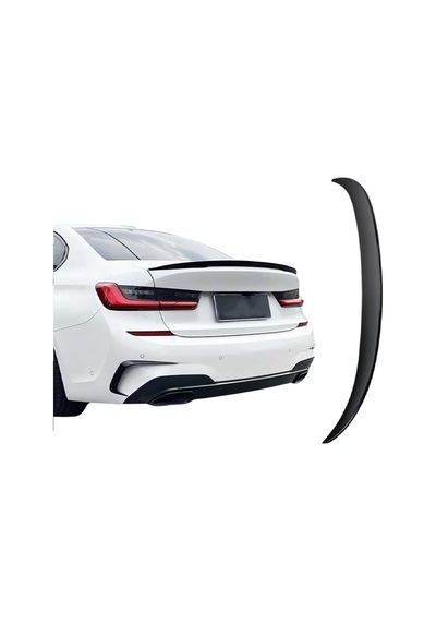 Autogp Bmw G20 Bagaj Üstü Spoiler Siyah Boyalı Plastik 2019+ Agp-bgz-sp-145378