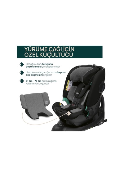 Chicco Fullseat Oto Koltugu Black Satın 05087190450000