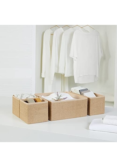Ocean Home Textile Jüt Çekmece İçi Organizer Set Açık Bej