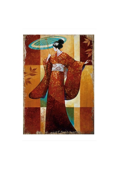 Bedeko Japon Geyşa Temalı Art Mdf Tablo 50 Cm X 70 Cm