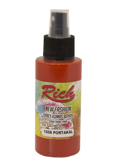 Spray Kumaş Boyası Portakal Çok Renkli