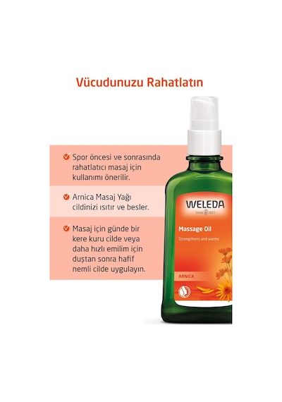 Weleda Arnika Massage-öl Masaj Yağı 100 Ml