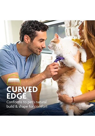 Kedi Deshedding Aracı, Kediler İçin Deshedding Fırçası, Gevşek Saçları Kaldırır Büyük Gevşek Saçların Dökülmesini Azaltır, Kolay Temizleme, 4,5 Kg Üzeri Kediler İçin, Konfor İçin Haftalık Kullanım