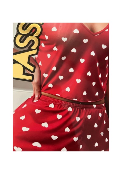 Passionies Pijama Takımı Kırmızı